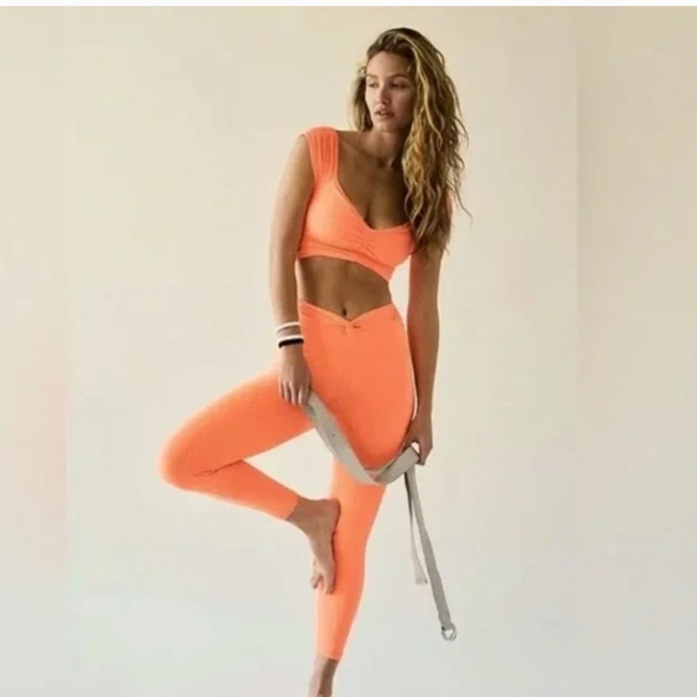 NWOT Free People Movement  High-Rise Ankle Breathe Deeper Leggings